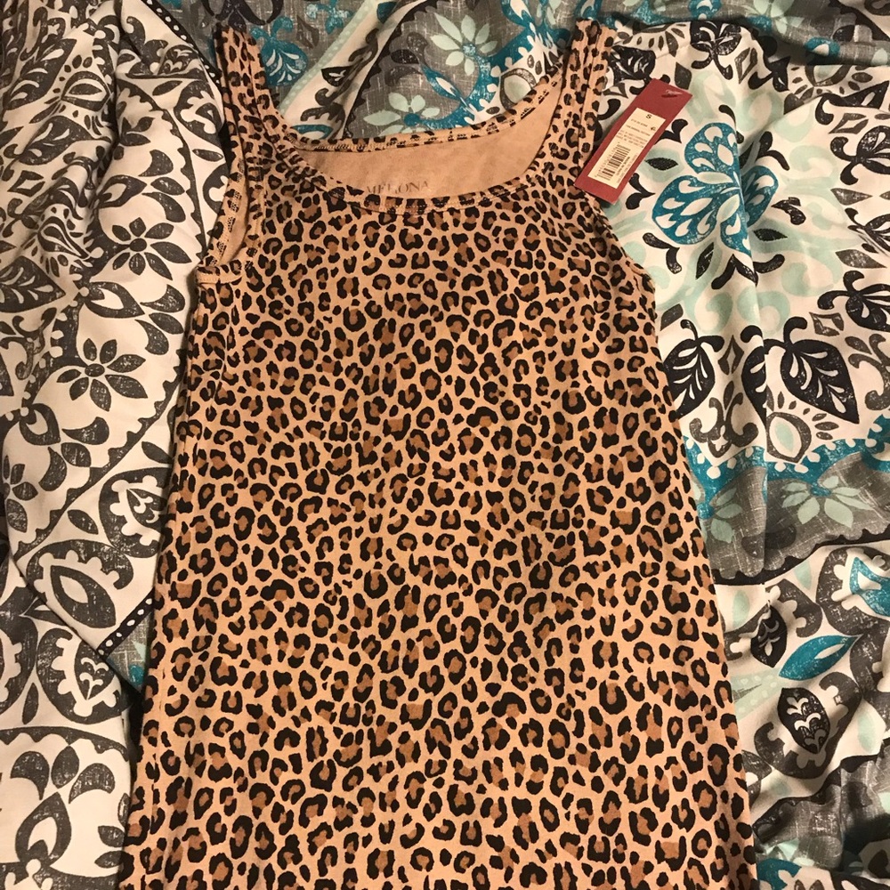 Leopard print tank top!